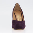 Salvatore Ferragamo Pumps Suede Size 7 Purple Auth am10858V-28