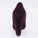 Salvatore Ferragamo Pumps Suede Size 7 Purple Auth am10858V-29