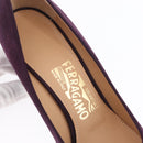Salvatore Ferragamo Pumps Suede Size 7 Purple Auth am10858V-30