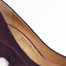Salvatore Ferragamo Pumps Suede Size 7 Purple Auth am10858V-31