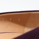 Salvatore Ferragamo Pumps Suede Size 7 Purple Auth am10858V-37