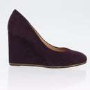 Salvatore Ferragamo Pumps Suede Size 7 Purple Auth am10858V-4