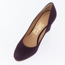 Salvatore Ferragamo Pumps Suede Size 7 Purple Auth am10858V-6
