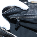 Chloe Paddington Hand Bag Leather Black Gold Silver Auth am10860SAV-24