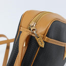SAINT LAURENT Shoulder Bag PVC Navy Gold Auth am10861V-10