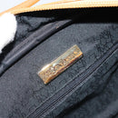 SAINT LAURENT Shoulder Bag PVC Navy Gold Auth am10861V-11