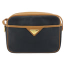 SAINT LAURENT Shoulder Bag PVC Navy Gold Auth am10861V-13