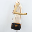 SAINT LAURENT Shoulder Bag PVC Navy Gold Auth am10861V-24