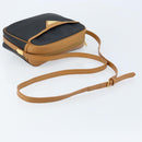 SAINT LAURENT Shoulder Bag PVC Navy Gold Auth am10861V-7