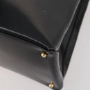 GUCCI Tote Bag Patent leather 2way Black Gold 000 1669 0503 Auth am10865-9