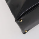 GUCCI Tote Bag Patent leather 2way Black Gold 000 1669 0503 Auth am10865-18