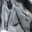 GUCCI Tote Bag Patent leather 2way Black Gold 000 1669 0503 Auth am10865-22