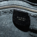 GUCCI Tote Bag Patent leather 2way Black Gold 000 1669 0503 Auth am10865-23