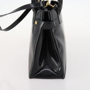 GUCCI Tote Bag Patent leather 2way Black Gold 000 1669 0503 Auth am10865-3