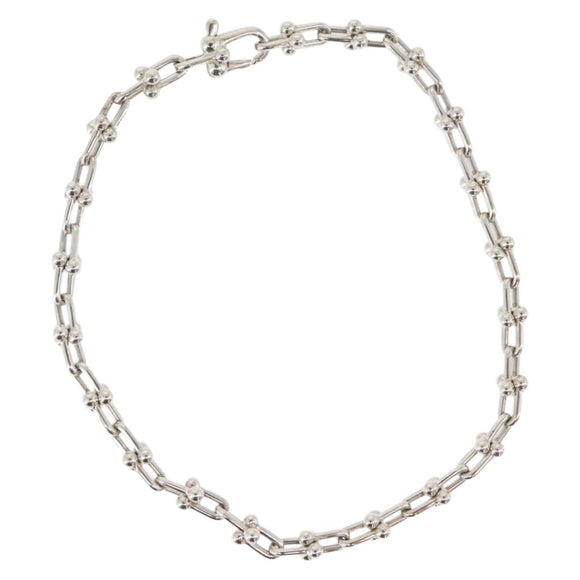 TIFFANY&Co. Hardware Microlink Bracelet Bracelet Ag925 Silver Auth am10867SAV