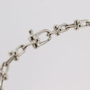 TIFFANY&Co. Hardware Microlink Bracelet Bracelet Ag925 Silver Auth am10867SAV-6