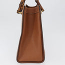 GUCCI Bamboo Hand Bag Leather Brown Gold 002 2853 0260 0 Auth am10871-5