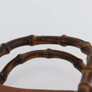 GUCCI Bamboo Hand Bag Leather Brown Gold 002 2853 0260 0 Auth am10871-9