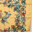 HERMES Carre 90 Scarf ""L'INTRUS"" Silk Yellow Auth am10872V-7