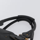 Chloe Paddington Hand Bag Leather Black Gold Silver Auth am10875SAV-14