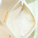 BALLY Chain Shoulder Bag Leather Beige Gold Auth am10887V-22
