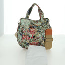 Vivienne Westwood Tote Bag Canvas 2way Gold Multicolor Auth am10891A-29