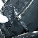 Chloe Paddington Tote Bag Leather Black Gold Silver Auth am10896V-23