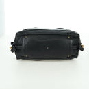 Chloe Paddington Tote Bag Leather Black Gold Silver Auth am10896V-5