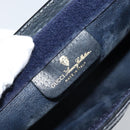 GUCCI GG Supreme Sherry Line Clutch Bag PVC Navy Red 89 01 001 Auth am10904-9