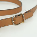 CELINE Macadam Canvas Shoulder Bag PVC Leather Brown Gold Auth am10907V-8