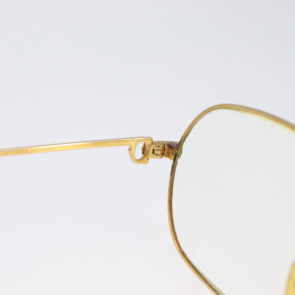 CARTIER Trinity Glasses Glasses metal Gold Tone Auth am10919
