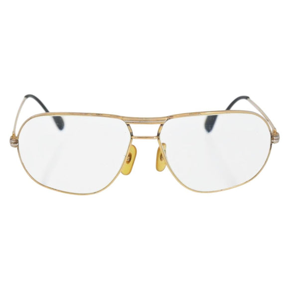 CARTIER Trinity Glasses Glasses metal Gold Tone Auth am10919