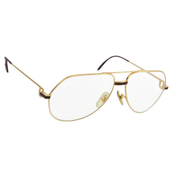 CARTIER Sunglasses metal Gold Tone Auth am10920V