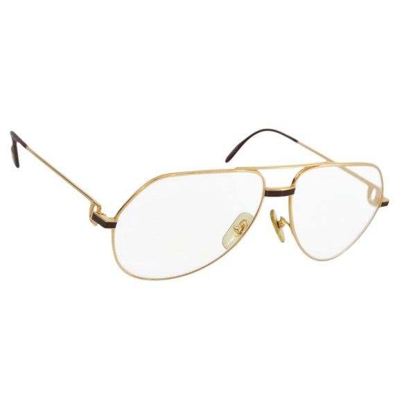 CARTIER Sunglasses metal Gold Tone Auth am10920V