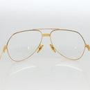 CARTIER Sunglasses metal Gold Tone Auth am10920V-9