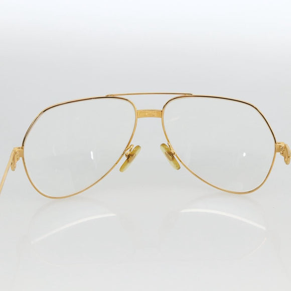 CARTIER Sunglasses metal Gold Tone Auth am10920V