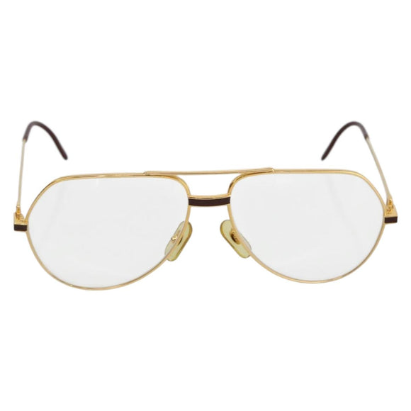 CARTIER Sunglasses metal Gold Tone Auth am10920V