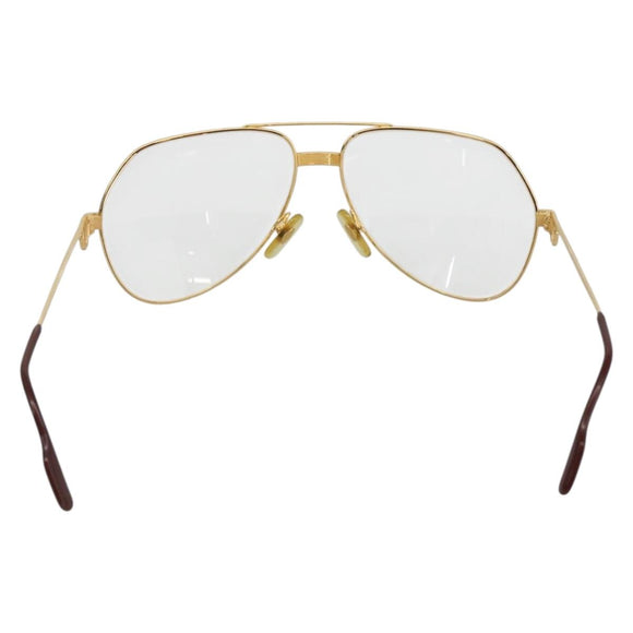 CARTIER Sunglasses metal Gold Tone Auth am10920V