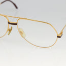 CARTIER Sunglasses metal Gold Tone Auth am10920V-8