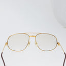 CARTIER Glasses metal Gold Tone Auth am10921-2