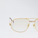 CARTIER Glasses metal Gold Tone Auth am10921-3