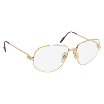 CARTIER Trinity Glasses metal Gold Tone Auth am10922