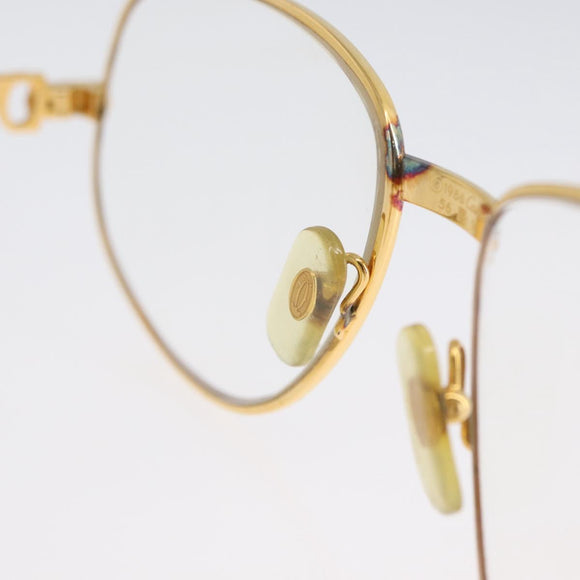CARTIER Trinity Glasses metal Gold Tone Auth am10922
