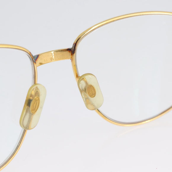 CARTIER Trinity Glasses metal Gold Tone Auth am10922