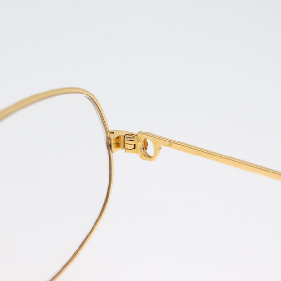 CARTIER Trinity Glasses metal Gold Tone Auth am10922