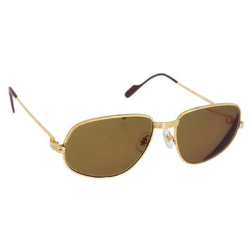 CARTIER Sunglasses metal Gold Tone Auth am10923
