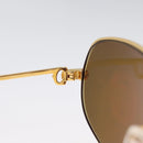 CARTIER Sunglasses metal Gold Tone Auth am10923-9