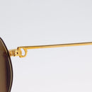 CARTIER Sunglasses metal Gold Tone Auth am10923-14