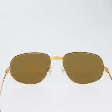 CARTIER Sunglasses metal Gold Tone Auth am10923 - 0