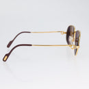CARTIER Sunglasses metal Gold Tone Auth am10923-5
